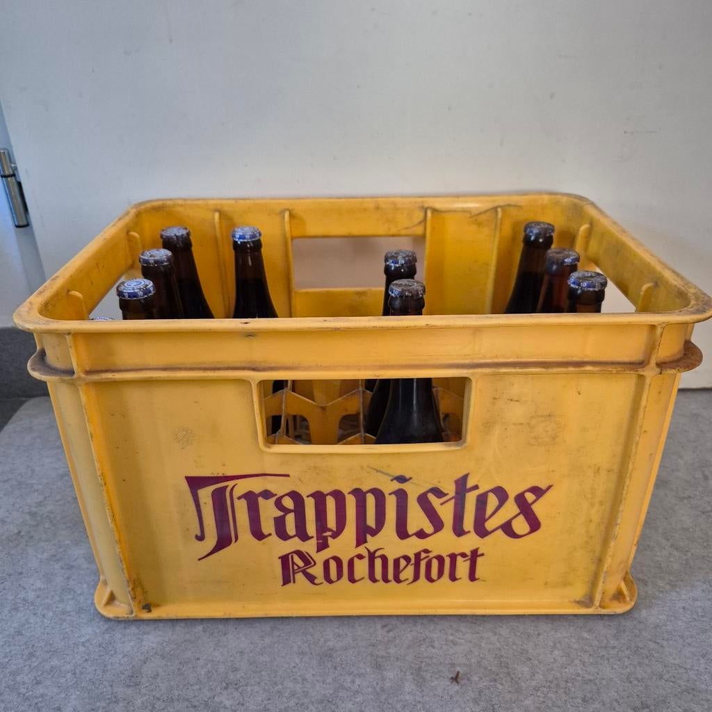 Bak met 12 oude trappistes Rochefort 10, Ophalen