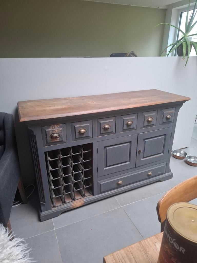 Dressoir vintage landelijk, Huis en Inrichting, Kasten | Dressoirs, Ophalen