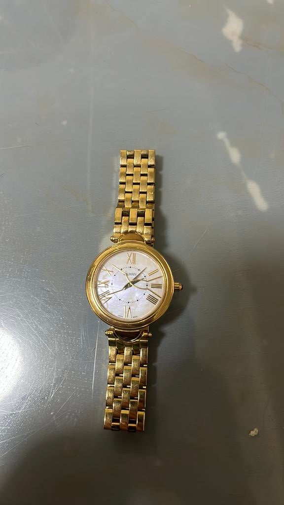 Balmain stainless steel dames, Handtassen en Accessoires, Horloges | Dames, Staal, Gebruikt, Staal, Polshorloge