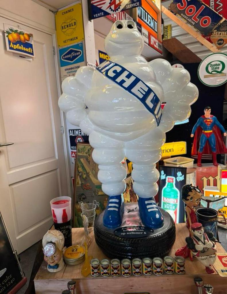 Grande image publicitaire de pneus MICHELIN, Collections, Enlèvement, Comme neuf, Panneau publicitaire
