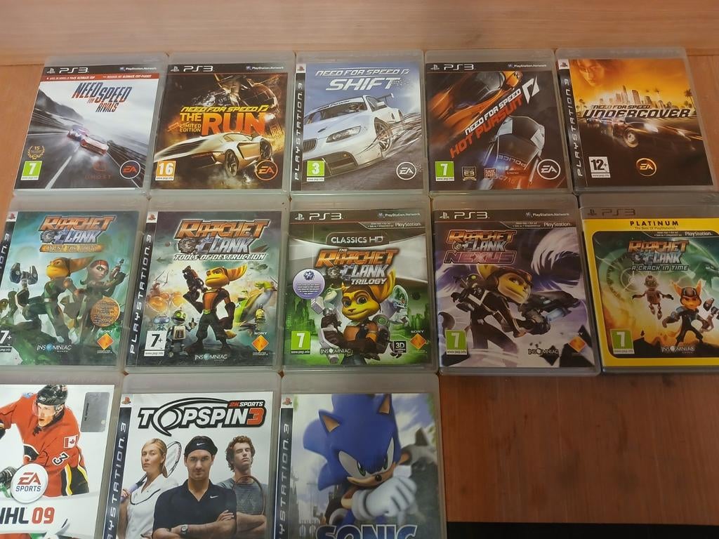 Games PlayStation 3 / need for speed / ratchet & clank, Games en Spelcomputers, Games | Sony PlayStation 3, Zo goed als nieuw