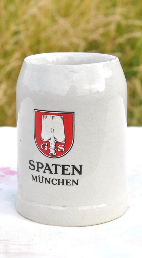 chope en gres spaten munchen 25 cl, Collections, Enlèvement ou Envoi, Utilisé, Chope(s), Autres marques
