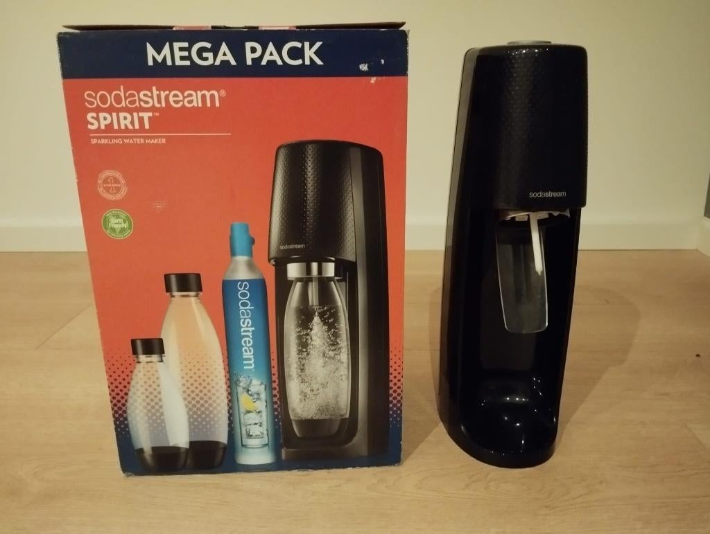 SodaStream Spirit – schroefdop (blauwe flessen), Ophalen, Gebruikt