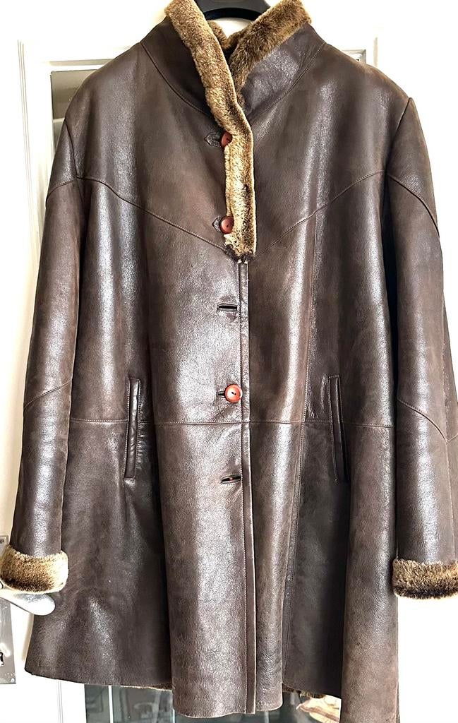 Skin Ostend leren jas maat 50, Ophalen, Zo goed als nieuw