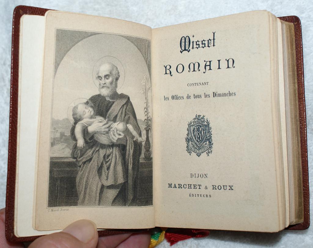 Missel Romain n153 Evêque de Dijon Ed.Marchet & Roux EO1897, Antiquités & Art, Antiquités | Livres & Manuscrits, Enlèvement ou Envoi
