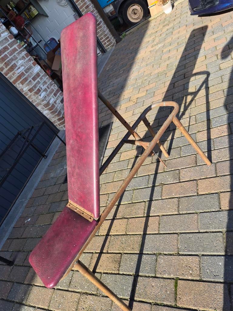 Banc de musculation inclinable vintage, Enlèvement