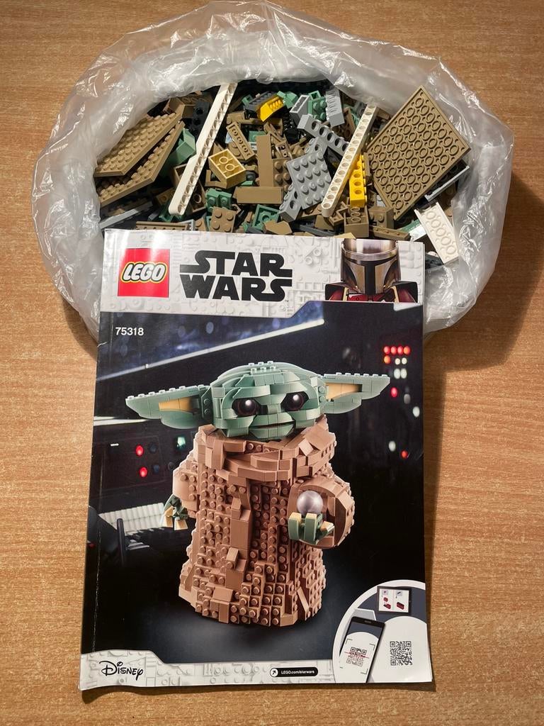 Lego Star Wars Baby Yoda, Kinderen en Baby's, Ophalen, Gebruikt, Complete set, Lego