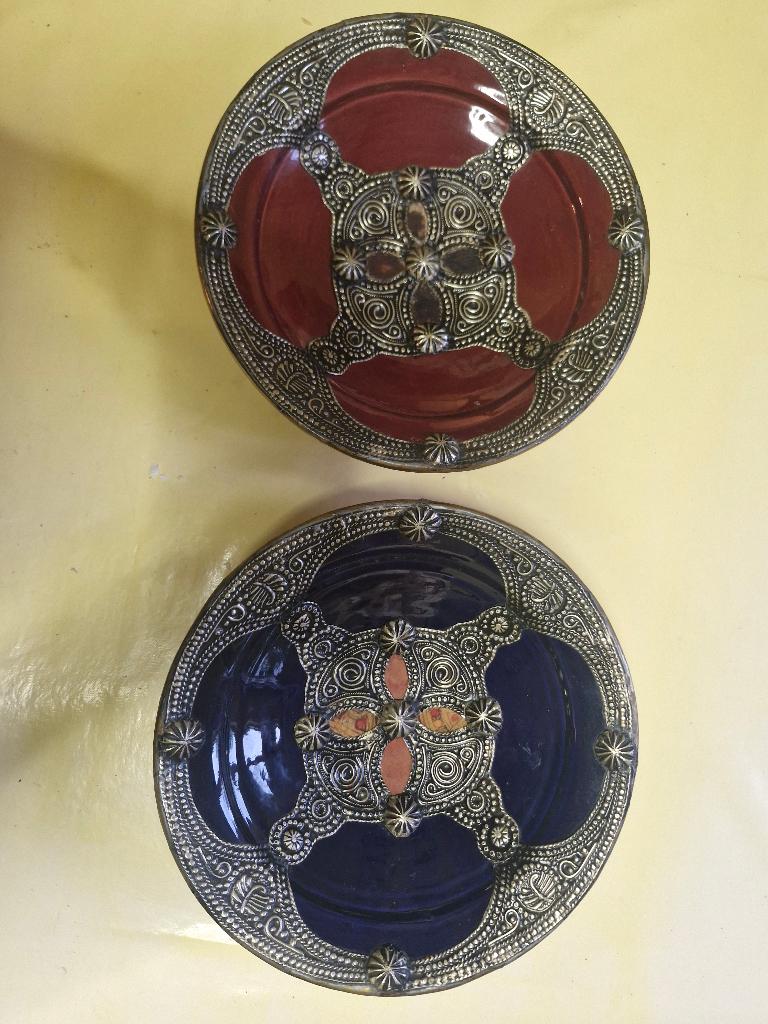 Assiettes marocaines en céramique, Enlèvement