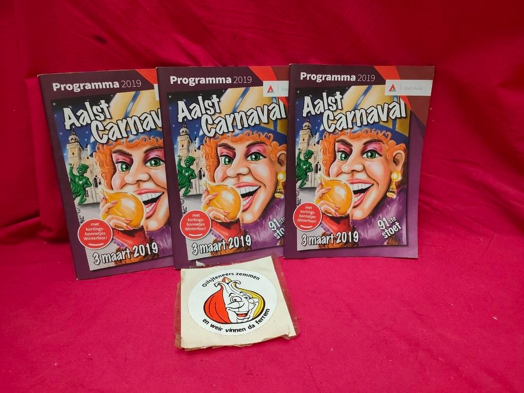 Aalst carnaval, Verzamelen, Overige Verzamelen, Ophalen of Verzenden, Zo goed als nieuw