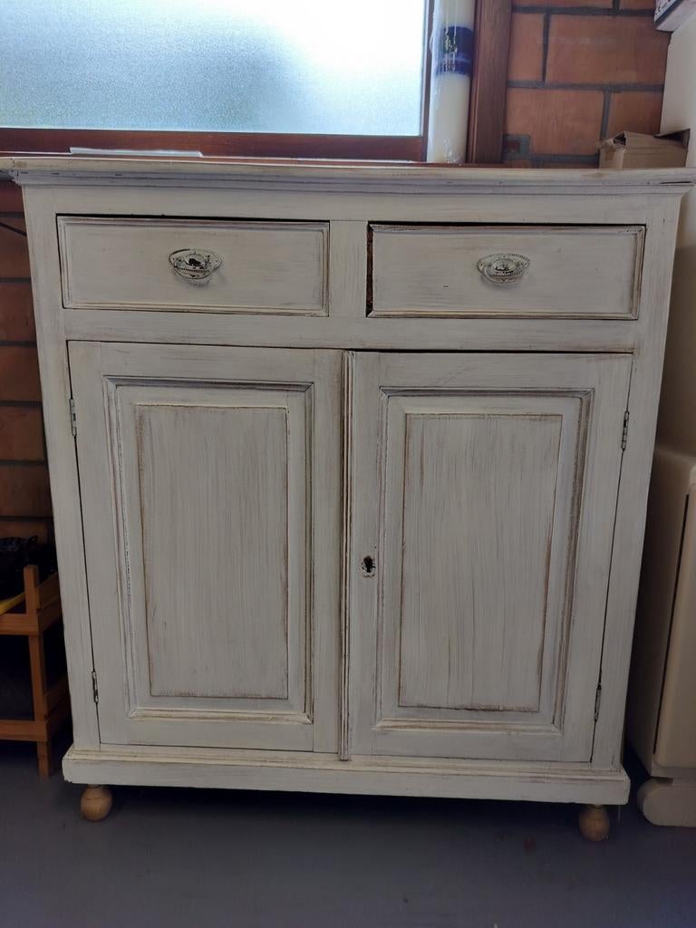 oude kast wit, Antiek en Kunst, Ophalen