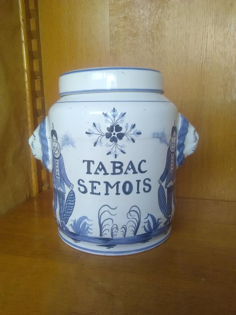 Ancien grand pot a tabac de la semois, Ophalen of Verzenden