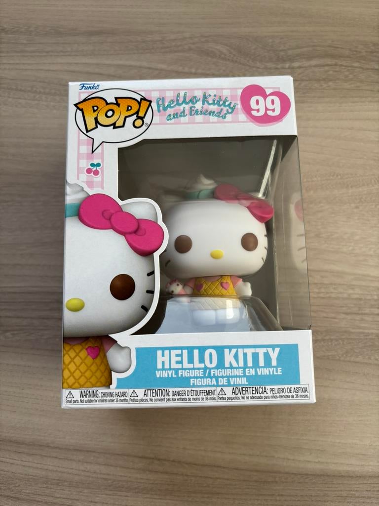 Funko Pop! Hello Kitty #99 – Ice Cream Edition  | Mint, Ophalen of Verzenden, Zo goed als nieuw