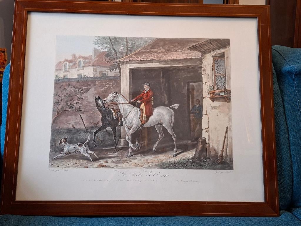 Chromolithographie de carle Vernet, Ophalen
