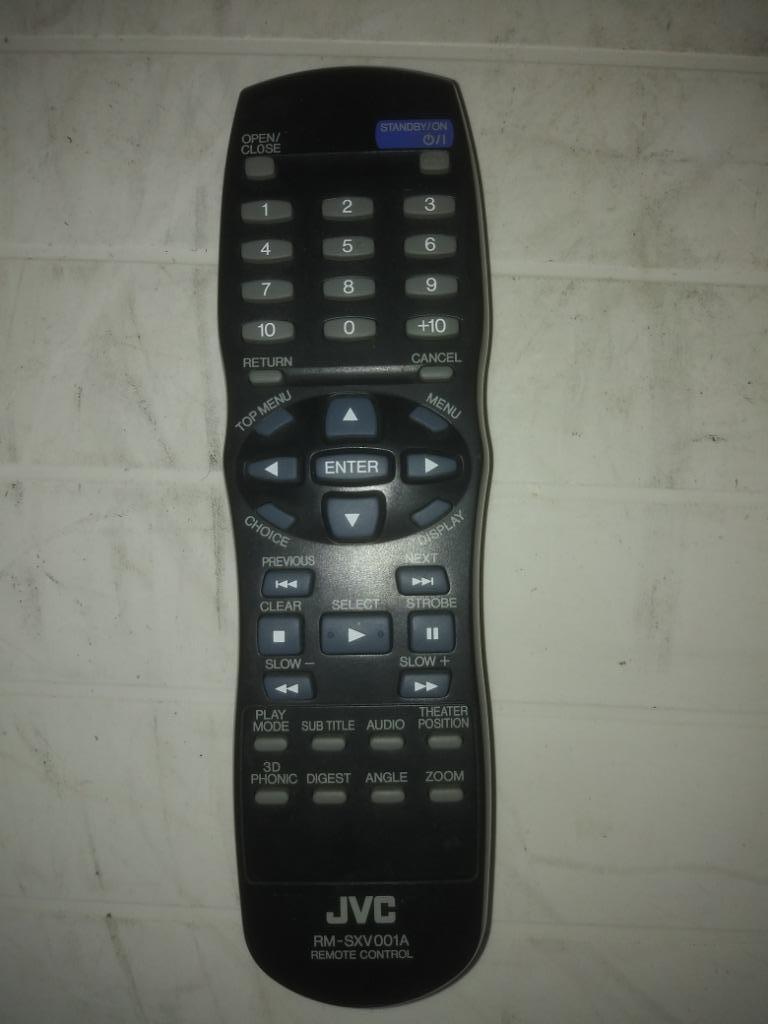 JVC RM-SXV001A afstandsbediening voor DVD speler, Ophalen of Verzenden, Gebruikt, Dvd-speler, JVC