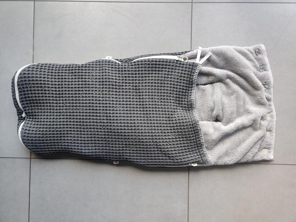 Koeka voetenzak voor buggy, donker grijs, Kinderen en Baby's, Ophalen of Verzenden, Zo goed als nieuw, Overige typen
