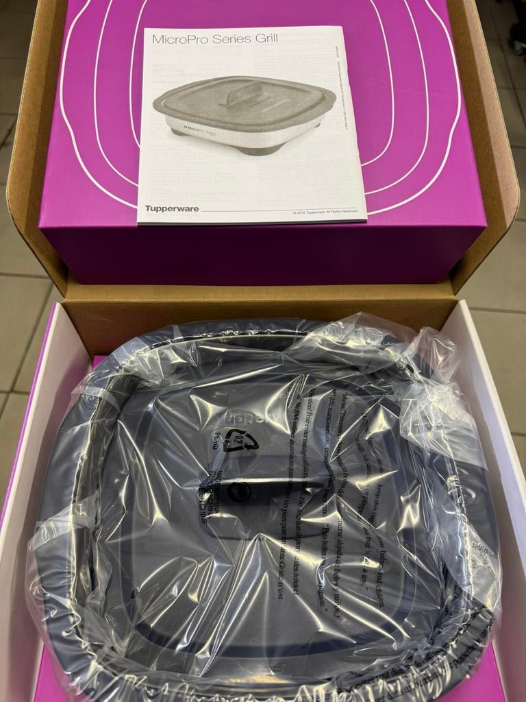 Tupperware Micro Pro Grill - nieuw, Ophalen, Nieuw, Blauw, Overige typen