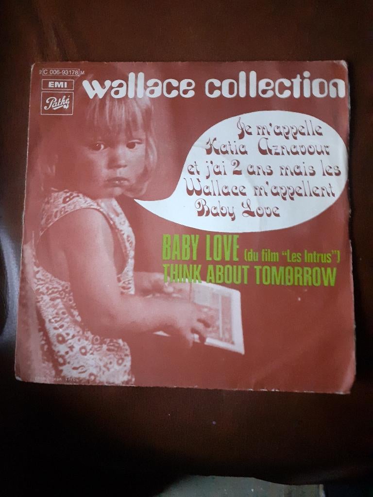 45T Wallace Collection : Baby love (Belpop), Ophalen of Verzenden