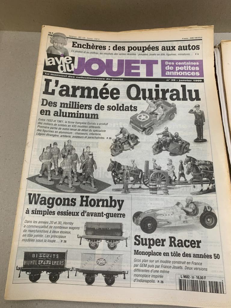 La vie du Jouet : 28 revues entre 1996 et 2001., Enlèvement ou Envoi