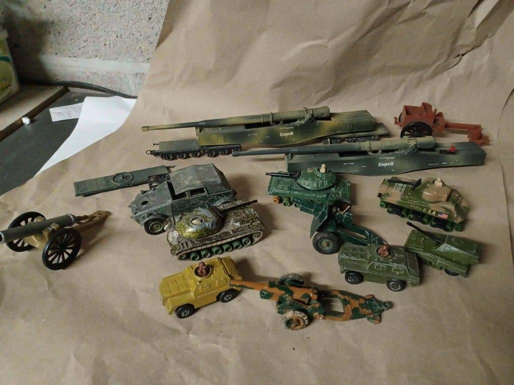 Dinky, Matchbox, Britse militaire modellen, Ophalen of Verzenden