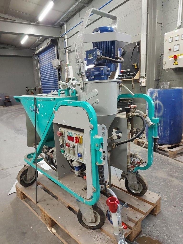 Machine de projection IMER type Koine 35, Enlèvement, Utilisé