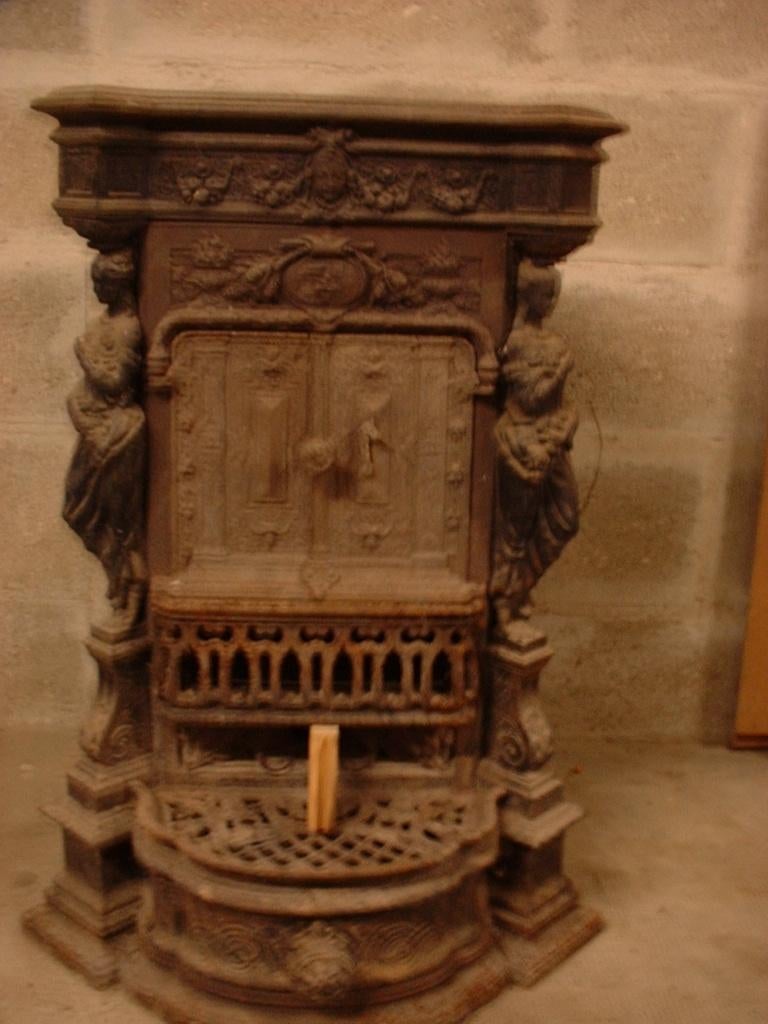 POELE, Enlèvement, Bois, Poêle à charbon