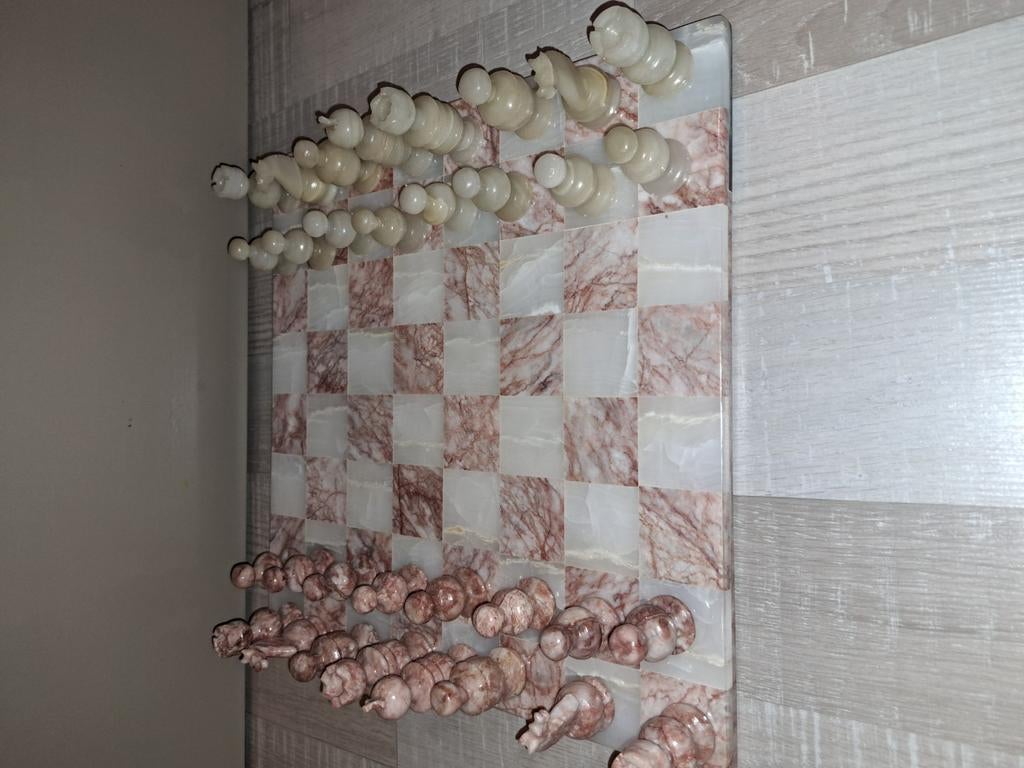 Schaakbord marmer, Ophalen, Zo goed als nieuw