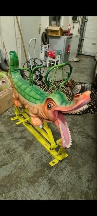 Extreem zeldzaam bernard kindt caroussel krokodil, Enlèvement, Comme neuf