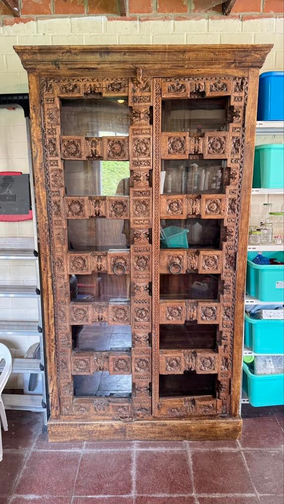 Indische kast Ibiza style handgemaakt, Huis en Inrichting, Kasten | Boekenkasten, Zo goed als nieuw, Ophalen