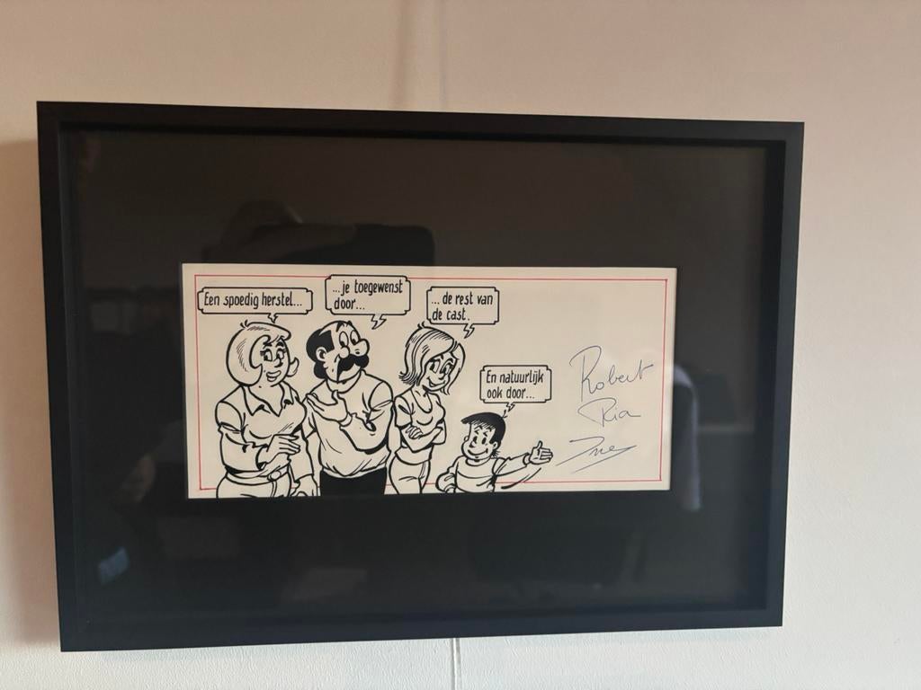 De Kiekeboes orginele tekening, Ophalen of Verzenden