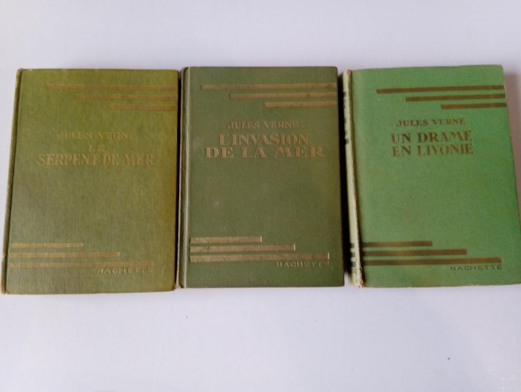 Jules Verne 3 livres de 1923 , 1935 , 1937, Enlèvement ou Envoi