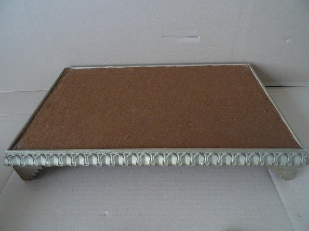 Grote console houten console voor beeld 42x27x7cm volkskunst, Antiek en Kunst, Curiosa en Brocante, Ophalen of Verzenden