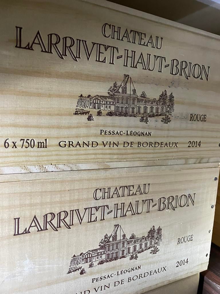 Larrivet-Haut-Brion 2014 OWC 6, Ophalen, Frankrijk, Nieuw, Rode wijn