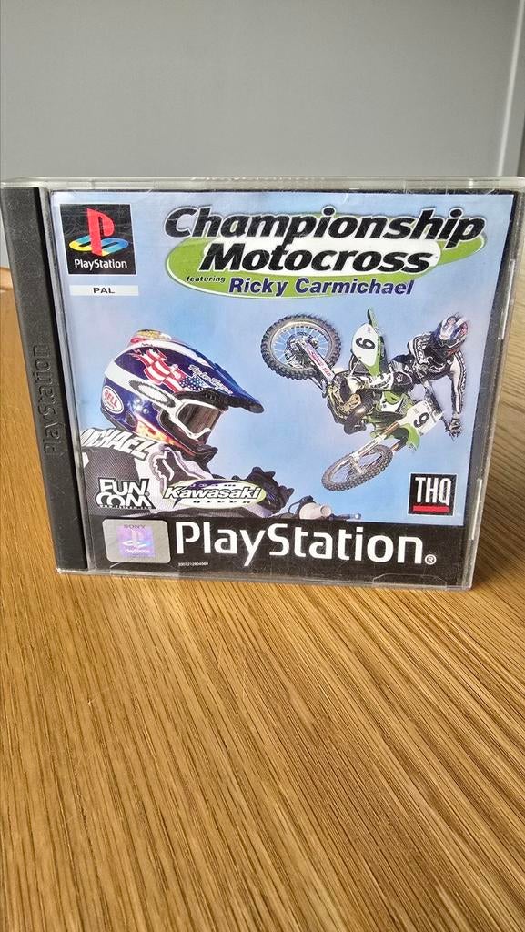 Motocross Championship Ricky Carmichael Playstation, Enlèvement ou Envoi, 2 joueurs, Course et Pilotage, Utilisé