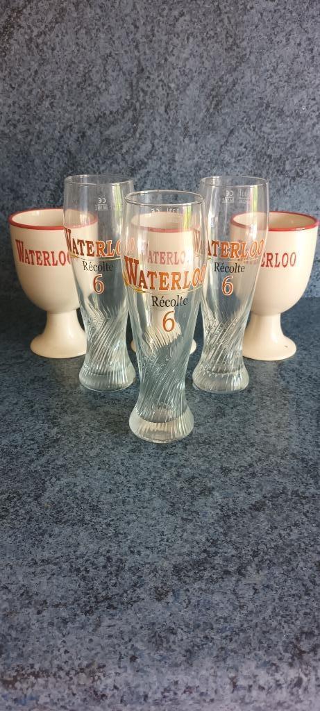 Glazen en kelken van Waterloo, Verzamelen, Ophalen, Zo goed als nieuw, Glas of Glazen, Overige merken