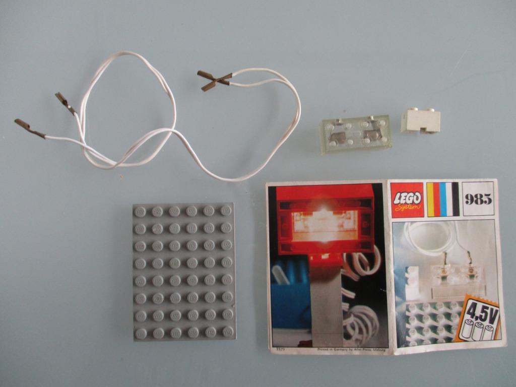 Lego 985 lighting device parts pack, Ophalen of Verzenden, Gebruikt, Complete set, Lego