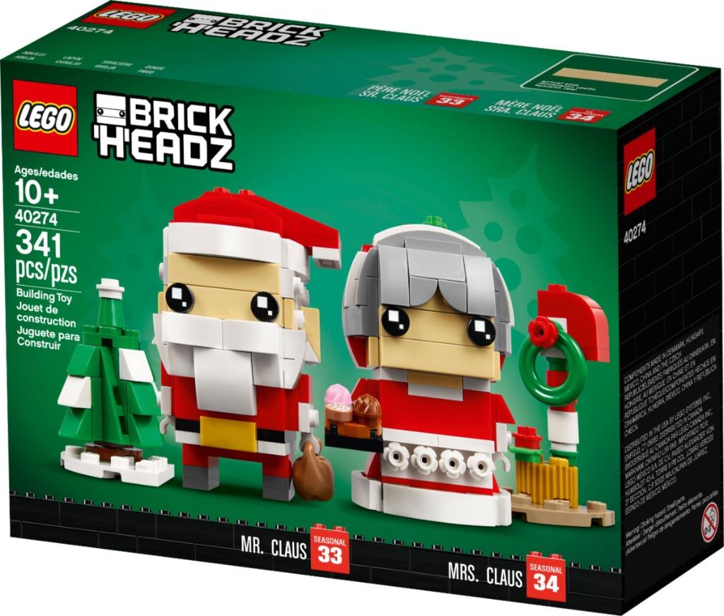 Lego Brickheadz Kerst 40274 40353 40425 (2018-2020), Ophalen of Verzenden, Nieuw, Complete set, Lego