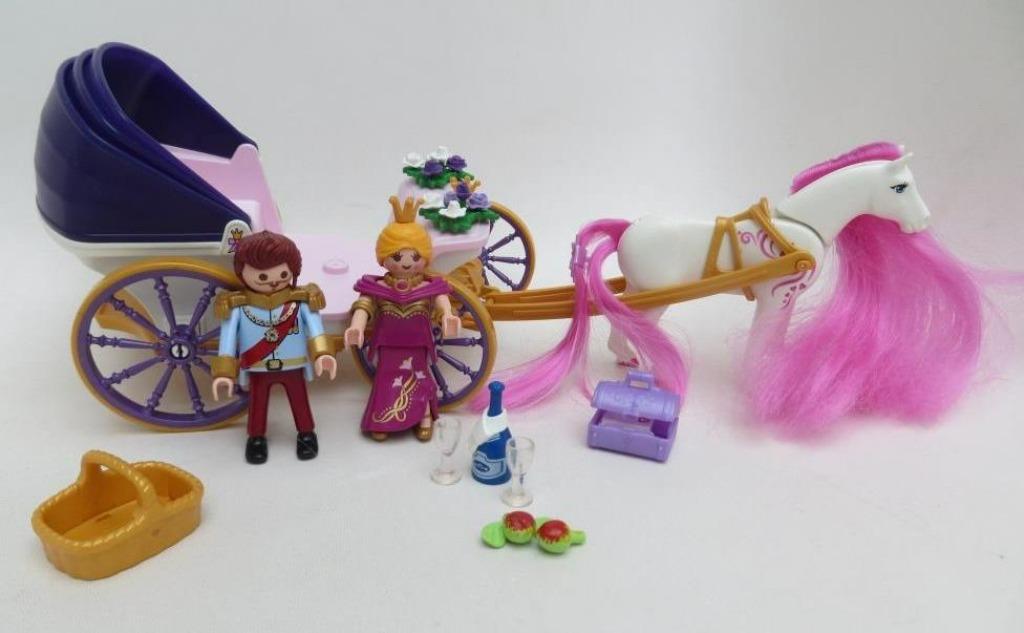 Playmobil Calèche royale avec cheval 6856 Princess, Enlèvement ou Envoi, Comme neuf, Ensemble complet