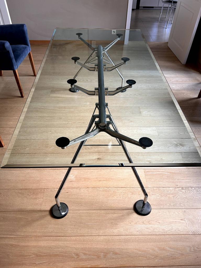 Table TECNO modèle NOMOS de Norman Foster, Ophalen, Gebruikt, 100 tot 150 cm, Design