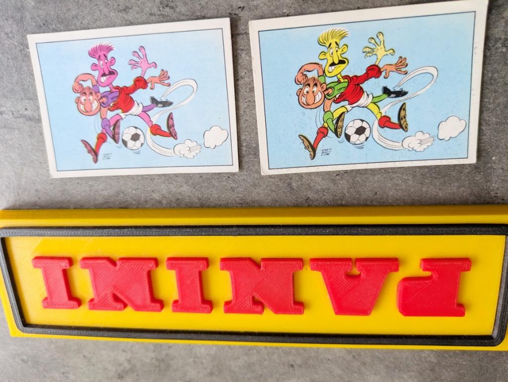 PANINI FOOTBALL 1973/74 Caricatures 2X 1973 n 108 rares, Envoi