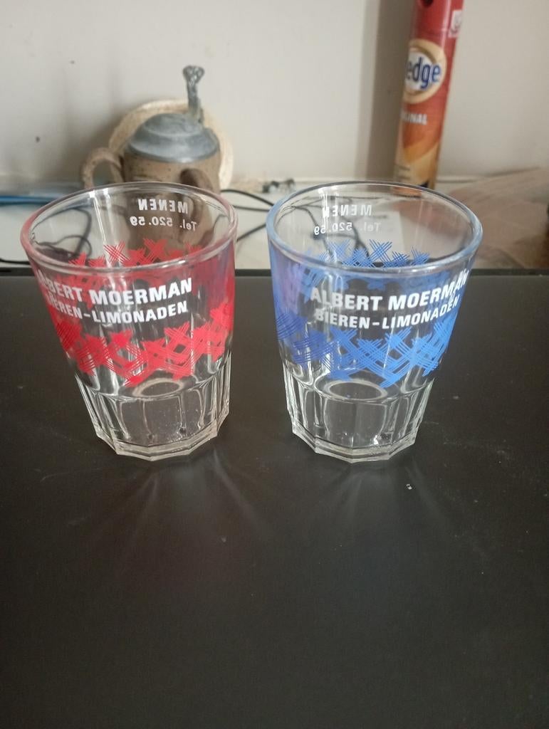 Verres à limonade anciens - personnes, Collections, Enlèvement ou Envoi