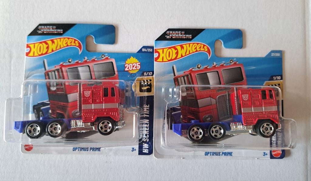 2x camion transformers hotwheels, Enlèvement ou Envoi, Neuf, Voiture