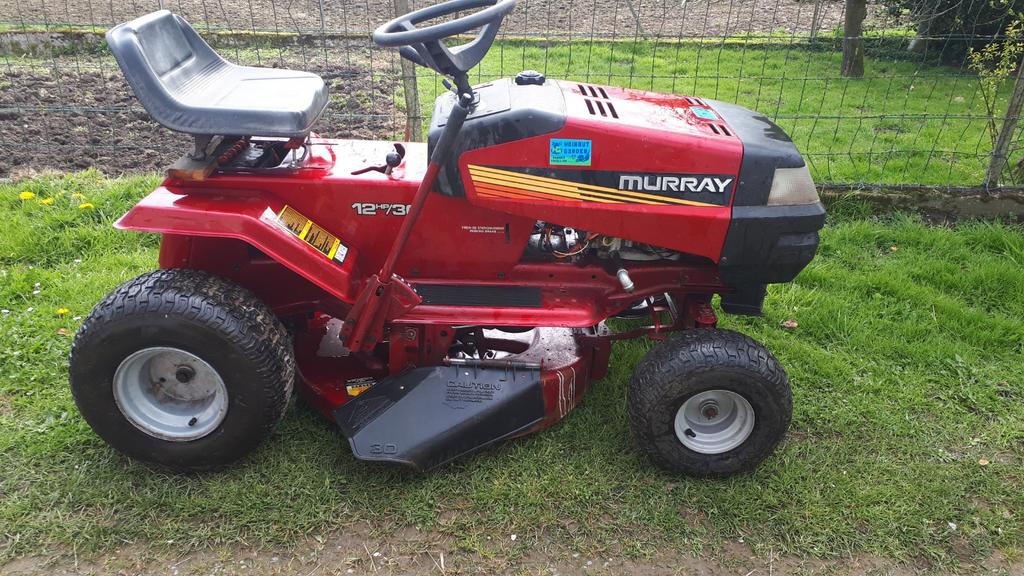 Tracteur tondeuse Murray, Murray, Démarrage électrique, Enlèvement, Utilisé