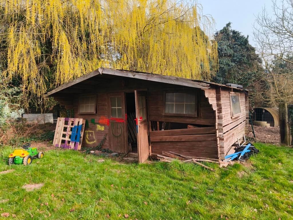 Tuinhuis, Ophalen, Hout, Tuinhuis