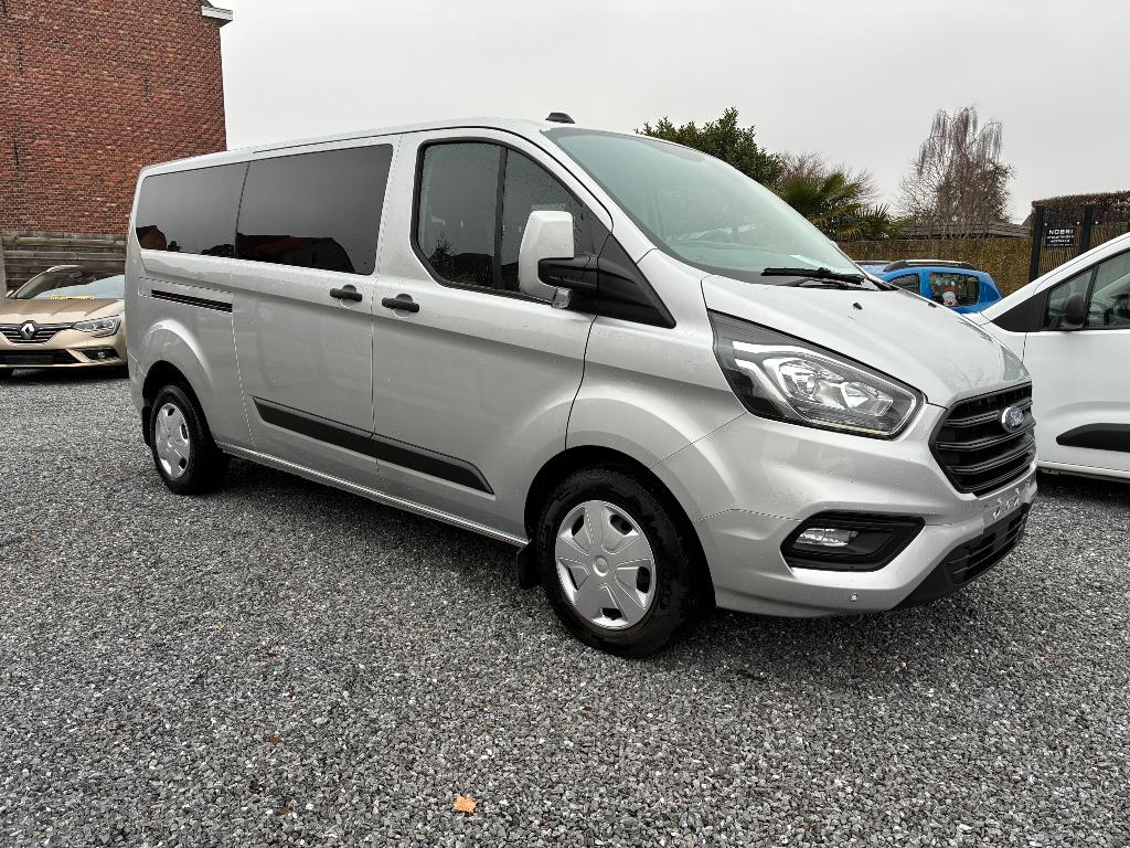 Ford transit Custom L2 dubbele cabine 6ZIT 2023 BTWwagen, Autos, Ford, Achat, Euro 6, Entreprise, Diesel