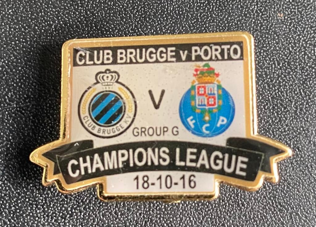Zeldzame pin 2016 FC Porto Club Brugge, Ophalen of Verzenden, Zo goed als nieuw