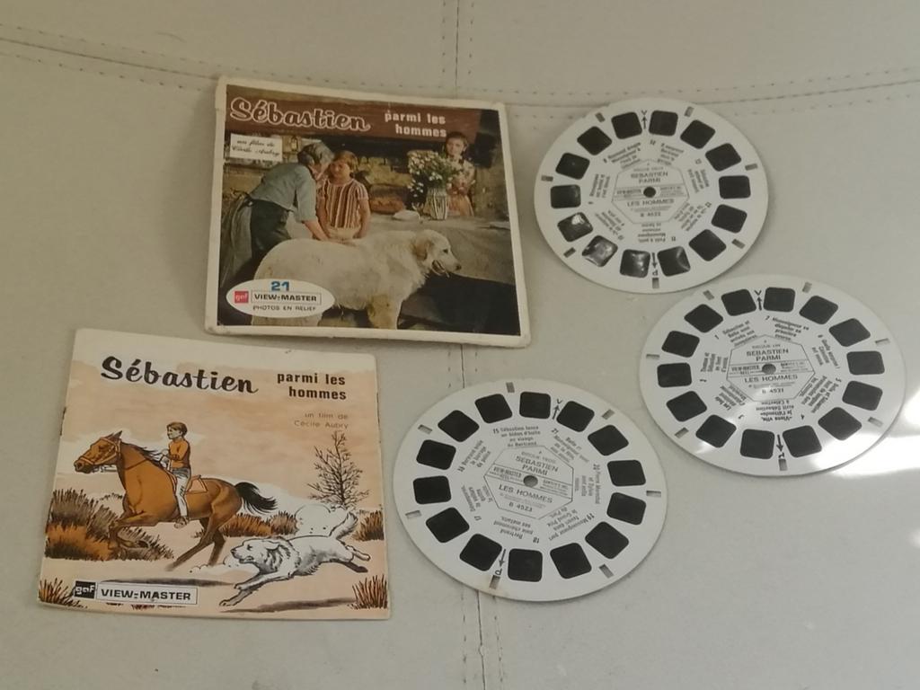 Sébastien onder de mannen view-master viewmaster, Verzamelen, Ophalen of Verzenden, Zo goed als nieuw