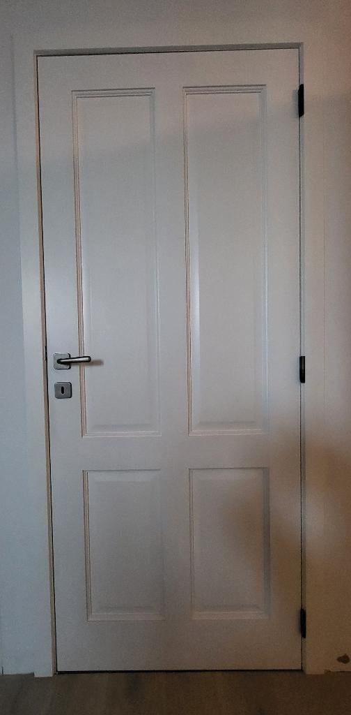 Half massieve binnendeuren, Doe-het-zelf en Bouw, Deuren en Vliegenramen, Ophalen, 80 tot 100 cm, Binnendeur, Zo goed als nieuw