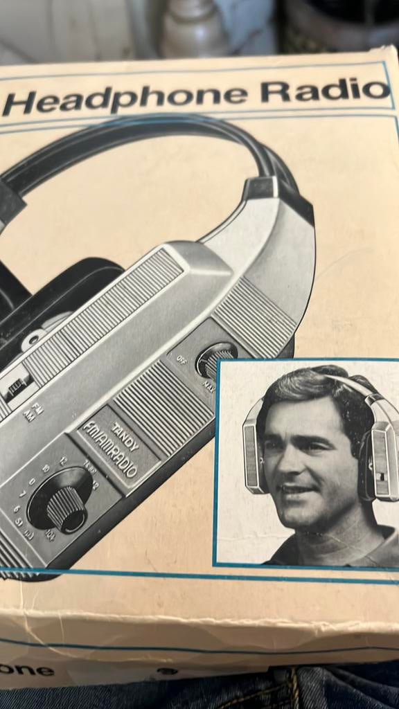 Hoofdtelefoon radio vintage tandy, Ophalen of Verzenden