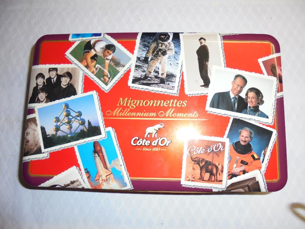 Blikken doos Côte d'Or 'Mignonettes Millennium Moments', Enlèvement ou Envoi, Comme neuf, Autre, Autres marques
