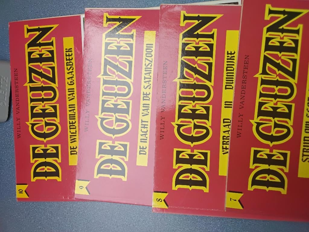 Reeks De Geuzen, Boeken, Stripverhalen, Meerdere stripboeken, Ophalen, Gelezen, Willy Vandersteen